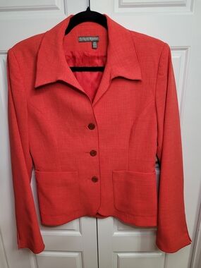 Vintage Tristan & Iseut Coral Blazer Jacket - Size Small
